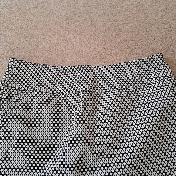 ❤️S.C.& Co. Pull On Skort Black And White Print Stretch Skirt Various Sizes New! - Picture 3 of 13